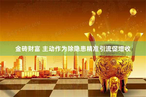 金砖财富 主动作为除隐患精准引流促增收